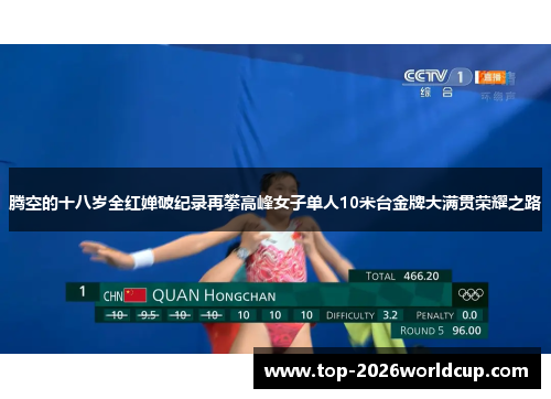 腾空的十八岁全红婵破纪录再攀高峰女子单人10米台金牌大满贯荣耀之路 腾空的十八岁全红婵破纪录再攀高峰女子单人10米台金牌大满贯荣耀之路